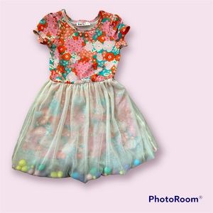 Dot dot smile size 2 fun floral celebration twirl dress